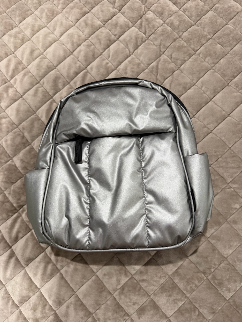Calpak Luka Mini Backpack in Sliver